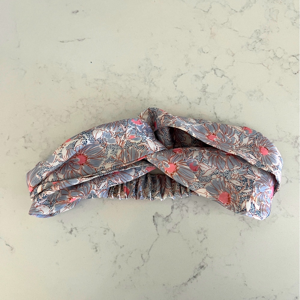 NWOT Silk Headband with Knot